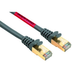 Patchkabel CAT 5e Crossover, STP, 2xRJ45-ST/ST, L: 5m, grau