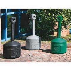 Sicherheits-Standascher, selbstlöschend, Volumen 12 l, schwarz.