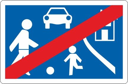 §53/9d Ende einer Wohnstraße | Alrond Verkehrszeichen