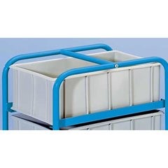 Kunststoff-Stapelkasten, Volumen 42 l, LxBxH 600 x 400 x 230 mm.