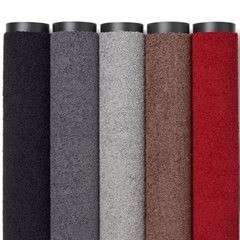 Schmutzfangmatte, mit rutschfestem Vinylrücken, Länge 1500 mm, rot.