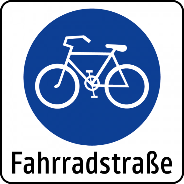 §53/26 Fahrradstraße "Formline" Scotchlite Folie Typ1 | Formline