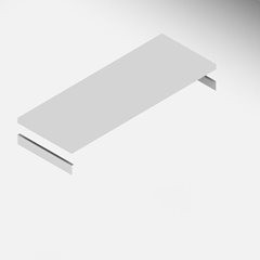 Fachboden, inkl. Auflagetraversen, verzinkt, BxT 1325 x 500 mm.
