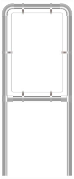 Rohrrahmen D1. 1000x2000mm