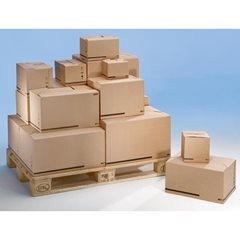 Profi-Boxen, aus 2-welliger Pappe, Innenmaße 574 x 376 x 280 mm, FEFCO 0216, VE