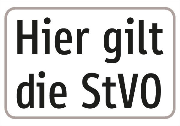 §54/5 Hier gilt die StVO