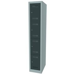 MonoBloc™ Schließfachschrank, 4 Fächer je Abteil, Breite 322 mm, 1 Abteil, 4 Fäc
