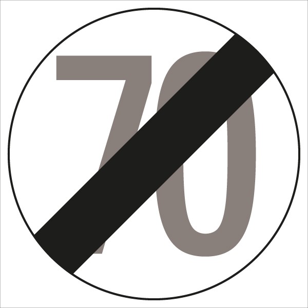 §52/10b Ende der Geschwindigkeitsbegr. 70 km/h