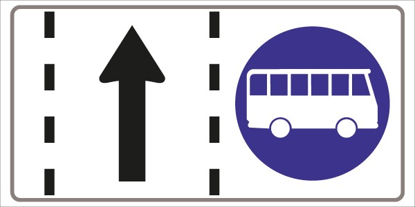 §53/25 Fahrstreifen für Omnibusse