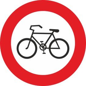 §52/8c Fahrverbot für Fahrräder | Alrond Verkehrszeichen