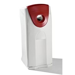 Wertstoffsammler Maxi Envirobin, Volumen 140 l, Deckel mit Einwurfloch, Aufsatz rot.