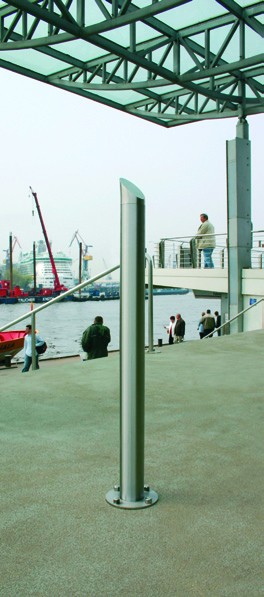 Sperrpfosten V4A, ø 76 mm