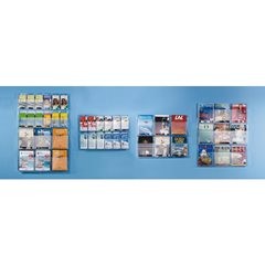 Wanddisplay, Fächeranzahl x Format 9 x DIN A4, HxBxT 937 x 762 x 51 mm.