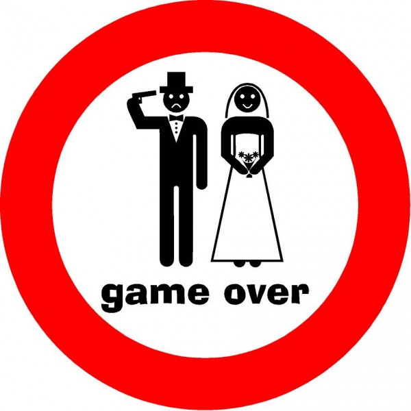 Hochzeitspaar - game over Dm. 480/1.5