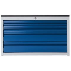 Schubladenschrank mit Teleskopführungen, Höhe 460 mm, Schubladen 2 x 60, 2 x 120 mm, lichtgrau / enz
