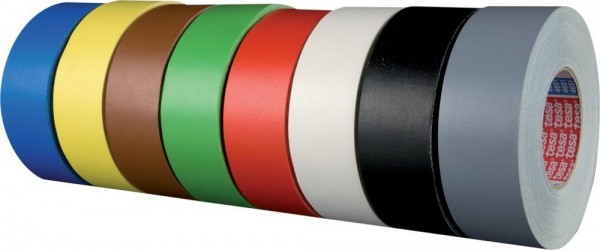 Gewebe-Klebeband 4651-55 kunststoffbeschichtet 19mmx50m grau tesa