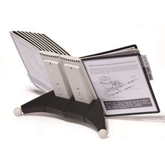 Modultischständer SHERPA, Komplettset aus Halter und Sichttafeln DIN A4, 20 Tafeln.