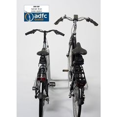 Anlehnparker, Modell 2600 XBF, einseitig, 2 Einstellplätze.