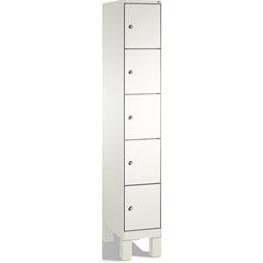 EVOLO Fächerschrank, mit Füßen, 1 Abteil, 5 Fächer, Abteilbreite 300 mm, verkehr