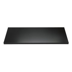 Fachboden mit Lateralhängevorrichtung, für BxT 914 x 400 mm, schwarz.