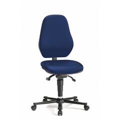 BASIC Arbeitsdrehstuhl, ESD, Stoff, Bezug blau.
