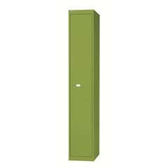 OFFICE Garderobensystem, 1 Abteil, Tiefe 305 mm, mit 1 Hutfachboden, 1 Kleiderha