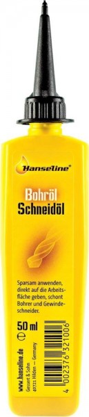 Bohr-/Schneidöl 50ml Flasche HANSELINE