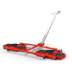 Tandem-Fahrwerk, 3-fach verstellbar, Tragfähigkeit 12000 kg.