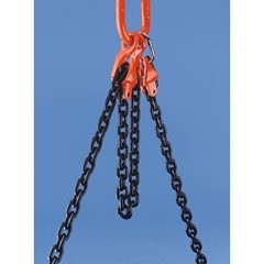 Krankette verkürzbar, 2-strängig, Nutzlänge 4 m, Kettenstärke 10 mm.