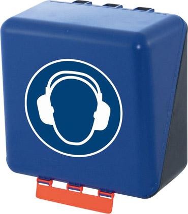 Aufb.Box SECU Midi Standard, f. Gehörschutz, blau