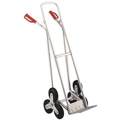 Aluminium-Treppensackkarre, Schaufel-BxT 280 x 185 mm, Tragfähigkeit 150 kg.