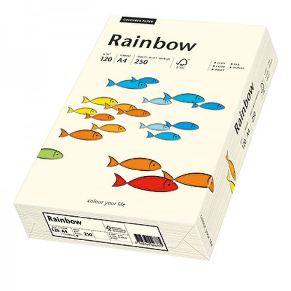 Rainbow Kopierpapier 88042254 A4 120g hellchamois 250 Bl./Pack.