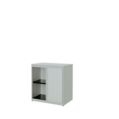 Querrollladenschrank, HxBxT 830 x 800 x 432 mm, Kunststoffplatte, 1 Fachboden, l