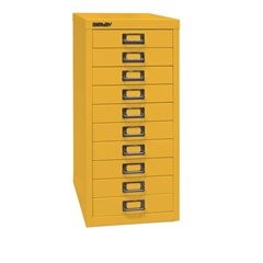 MultiDrawer™ 29er Serie, DIN A4, 10 Schubladen, gelb.