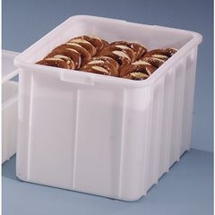 Kunststoff-Stapelbehälter, Inhalt 96 l, Außenmaße LxBxH 668 x 452 x 412 mm, grau