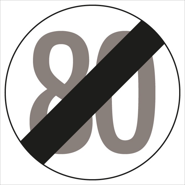§52/10b Ende der Geschwindigkeitsbegrenzung 80 km/h