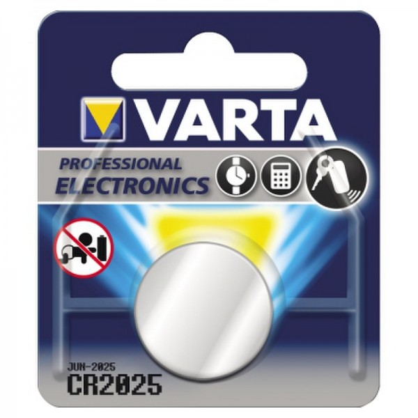 Varta Knopfzelle 06025101401 CR2025 3V 170mAh Lithium