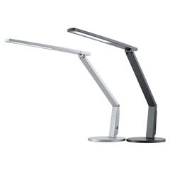 LED-Schreibtischleuchte VARIO PLUS, Höhe 540 mm, silber.