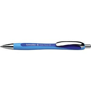 Kuli, Slider Rave, XB, 1,4 mm, Schaft: bl/Schreibf., Schreibf.: blau