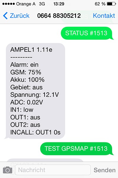 Warn-/Meldesystem für Nissen-Ampel