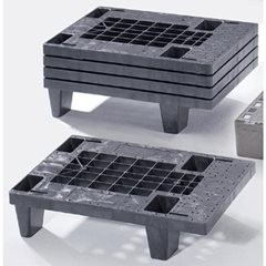 Display-Palette aus Kunststoff, LxB 600 x 400 mm, Traglast statisch 500 kg, VE 5 Stk, ab 5 VE.