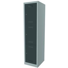 MonoBloc™ Schließfachschrank, 3 Fächer je Abteil, Breite 422 mm, 1 Abteil, 3 Fäc