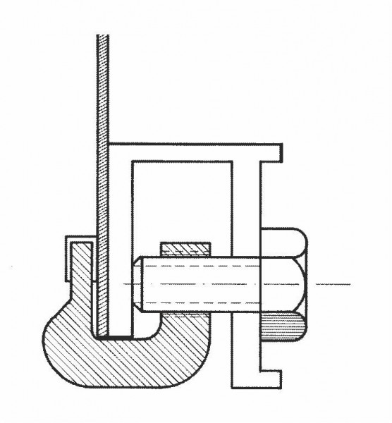 Klemmschuh für KC-Laschen für flache VKZ