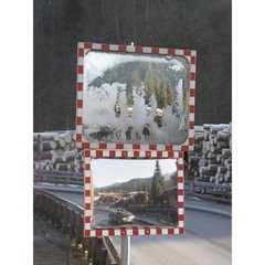 Außenspiegel ICE FREE, Edelstahl, beschlags- / vereisungsfrei, 800 x 600 mm.