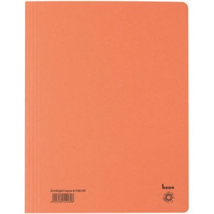 Einschlagmappe, Karton (RC), 3 Klappen, A4, für: 250 Blatt, orange