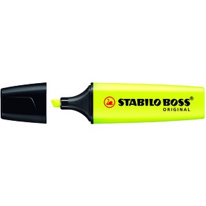 Textmarker BOSS® ORIGINAL, nachfüllbar, Ksp., 2-5mm, Schreibf.: gelb