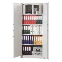 Feuergeschützter Sicherheitsschrank PRO, VDMA B, S2, LFS 30 P, HxBxT 375 x 495 x 472 mm.