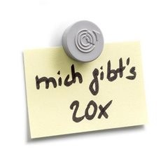 Magnet für Schaukasten, rund, Ø 25 mm, grau, VE 20 Stk.
