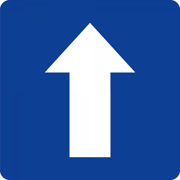 §53/7 Ende des Gegenverkehrs Formline Scotchlite Typ1 | Formline