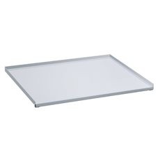 Blechabdeckung für Auszugsrahmen, Vollauszug, für BxT 890 x 1260 mm, lichtgrau.